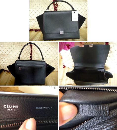 celine trapeze bag real vs fake|are celine bags genuine.